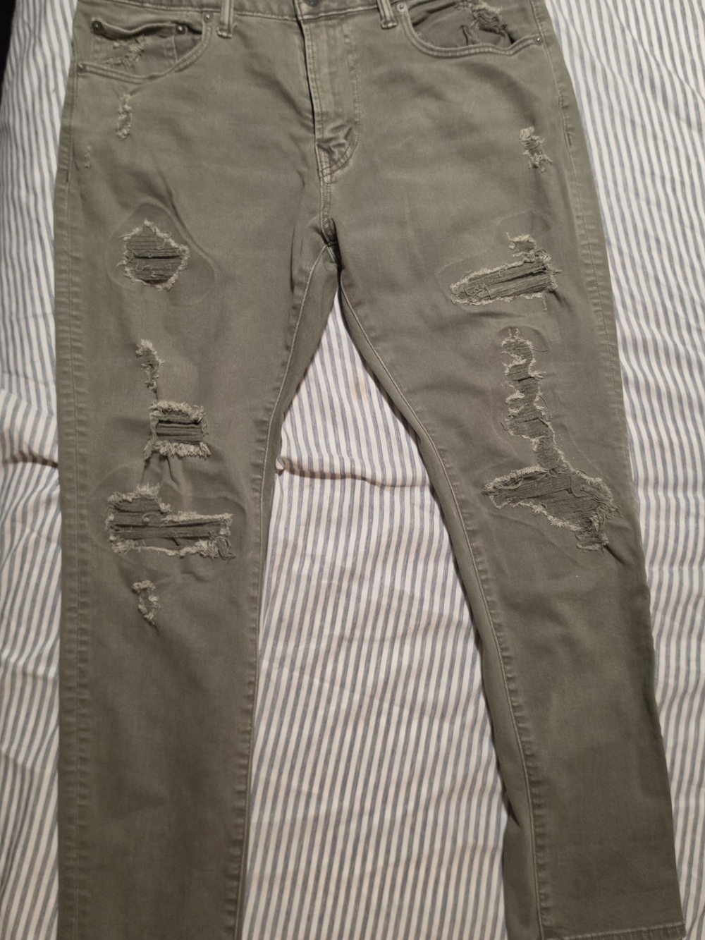 American Eagle Airflex+ Olive Green Jeans